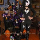 Genial disfraz casero para mujer KISS Starchild