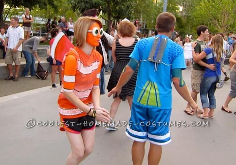 Traje original de Nemo y Dory