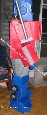 Disfraz de Optimus Prime Transformers para Halloween