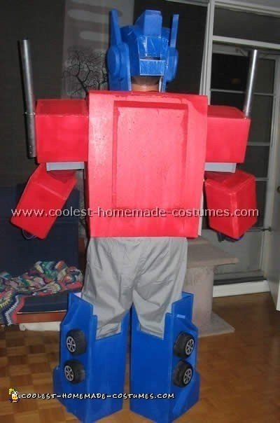 Disfraz de Optimus Prime Transformers para Halloween