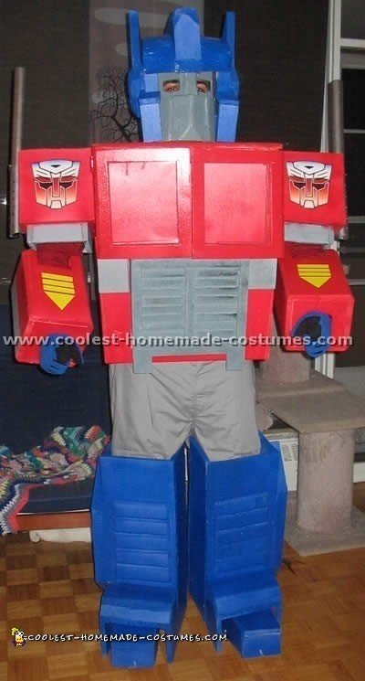 Disfraz de Optimus Prime Transformers para Halloween