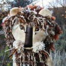Disfraz de león de otoño de bricolaje hecho de hilo