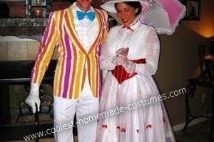 El disfraz casero más chulo de Mary Poppins y Bert para una pareja