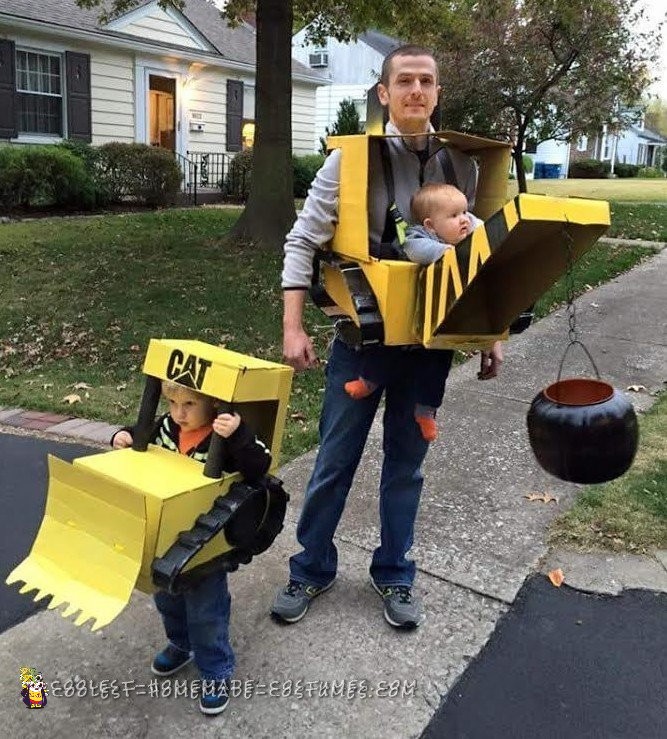 Disfraces de papá y niño de The Wrecking Crew