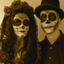 Traje para pareja Diaz de los Muertos