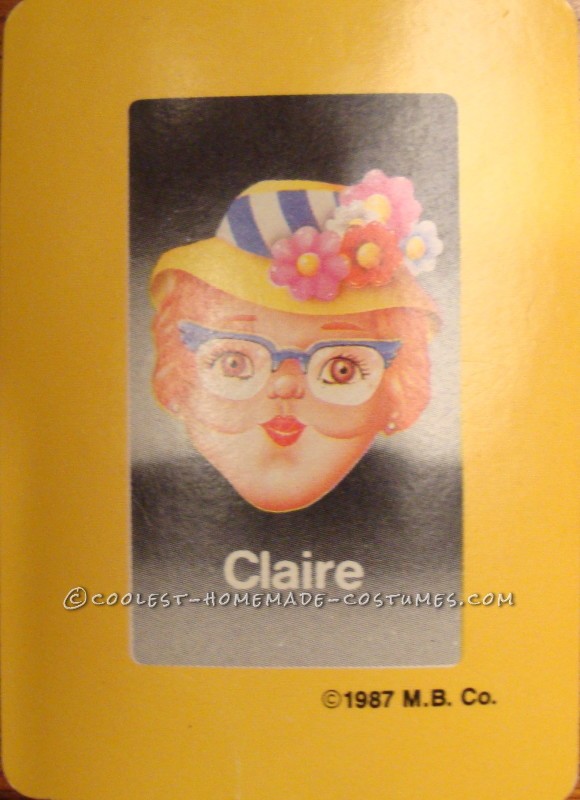 El disfraz más genial de Guess Who: Claire (fácil y cómodo)