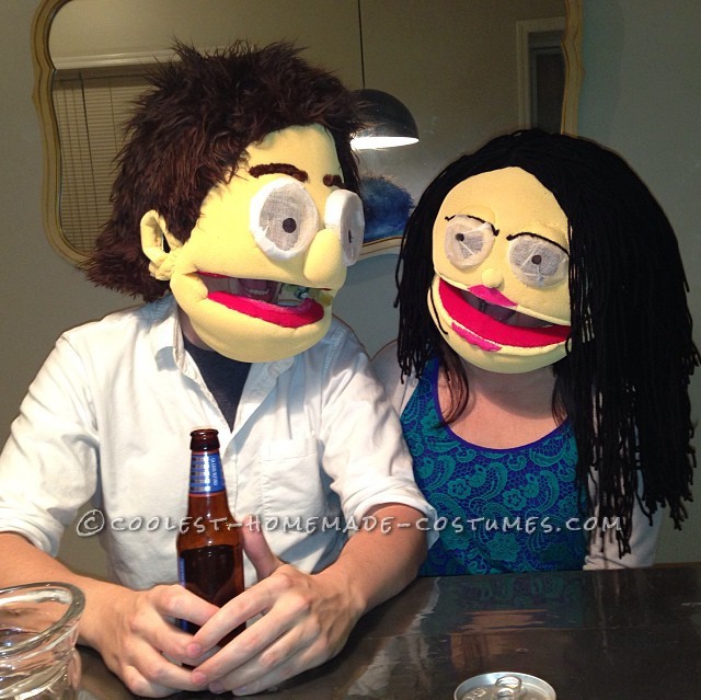 Impresionante idea de disfraz de Halloween: ¡Muppets de sí mismos!