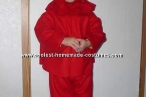 Genial disfraz casero de Elmo