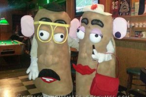 El mejor disfraz de Halloween de Mr y Mrs Potato Head