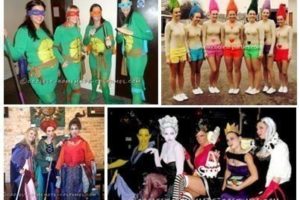 Impresionantes disfraces grupales de Halloween para grupos de chicas