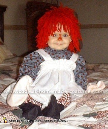 Disfraz de muñeca Raggedy Ann