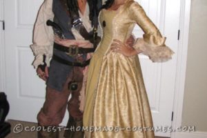 Trajes detallados para Jack Sparrow y Elizabeth Swann