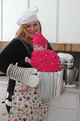 Disfraz de Mom and Me Sling: Baker y su cupcake