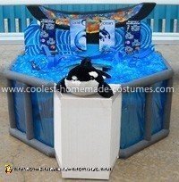 Disfraz de entrenador Shamu hecho en casa