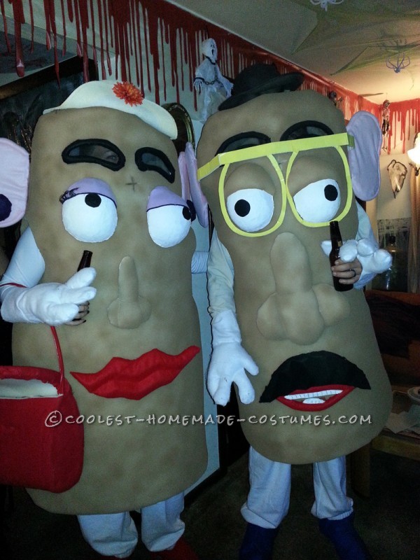 El mejor disfraz de Halloween de Mr y Mrs Potato Head