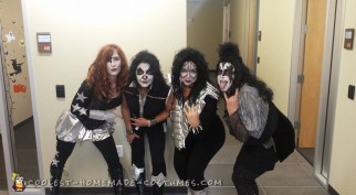 Disfraz de grupo femenino: KISS Rock Stars for a Day