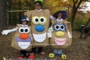 El disfraz más genial de la familia Mr. Potato Head