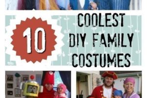 Las 10 mejores ideas creativas de trajes familiares de bricolaje