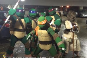 El disfraz grupal más genial de Nickelodeon TMNT