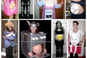 Los 20 mejores disfraces de Halloween de maternidad y embarazo hechos a mano