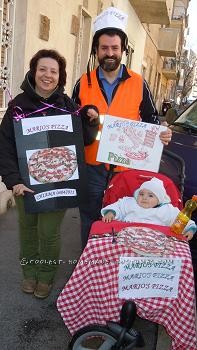 El disfraz de pizzería familiar más cool