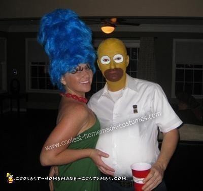 El disfraz más chulo para una pareja de los Simpson