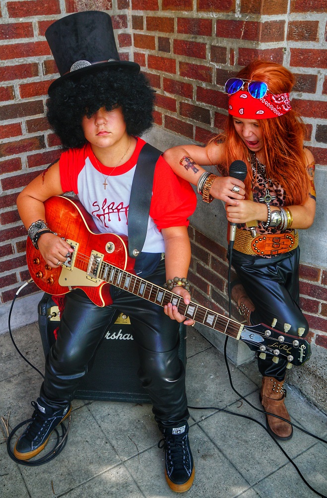 Ideas de disfraces de Halloween para toda la familia Guns N' Roses