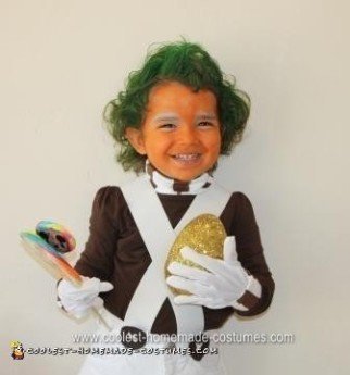 Disfraz de Halloween de Oompa-Loompa hecho en casa