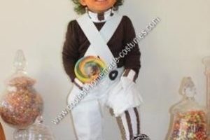 El mejor disfraz casero de Halloween de Oompa-Loompa