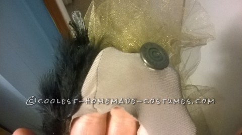 Disfraz de búho peculiar hecho a mano para mujer