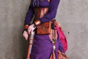 Disfraz original de asesino de Halloween Steampunk