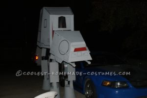 Traje casero detallado de Star Wars AT-AT Imperial Walker