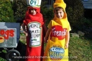 El disfraz más cool con ketchup y mostaza