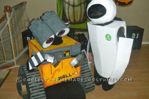 Los disfraces caseros más molones para parejas Wall-E y Eva