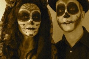 Traje para pareja Diaz de los Muertos