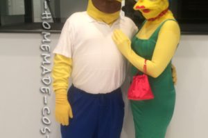 Disfraces de Marge y Homero Simpson