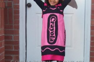 Crayola Crayon Disfraz de Halloween para niñas