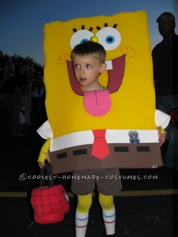 Disfraz casero de Bob Esponja: ¡La gente pensó que Bob Esponja era parte del espectáculo!