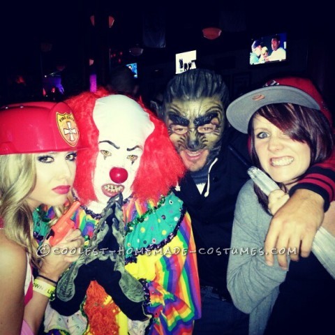 Disfraz de Payaso Pennywise aterrador