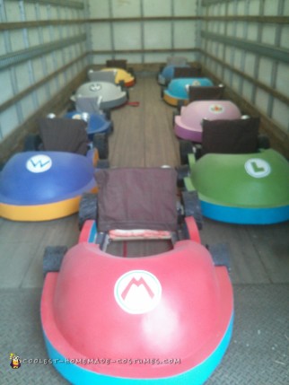 Disfraz de grupo Mario Kart