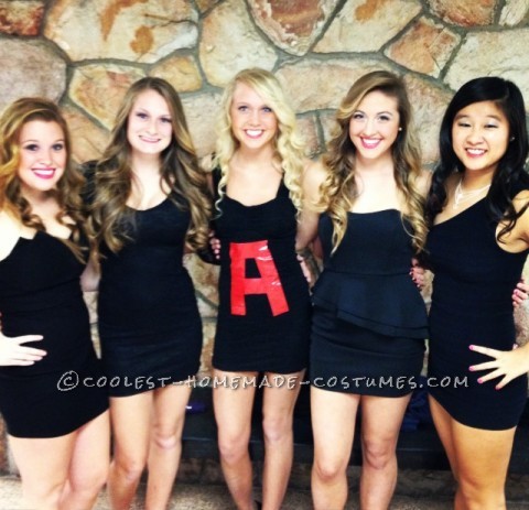 Disfraz de grupo de Pretty Little Liars para niñas de último minuto