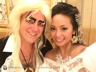 Disfraz de pareja de Jareth el Rey Goblin y Sarah del Laberinto