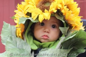 El disfraz casero de girasol más fácil y adorable para un niño