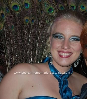 disfraz de pavo real