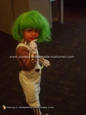 Disfraz casero de Oompa-Loompa