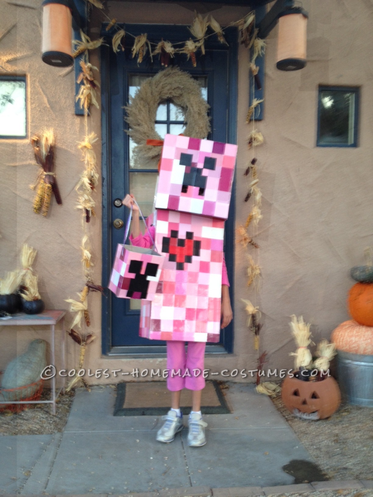 El mejor disfraz de Minecraft Elemental Creeper