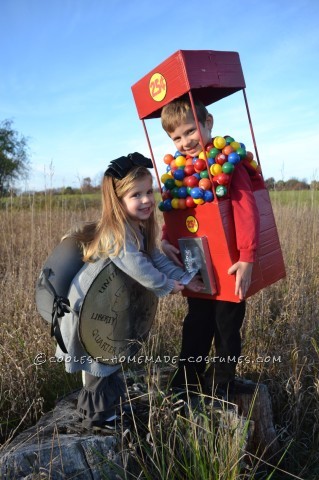 Genial traje de dúo: Gumball Machine y Quarter