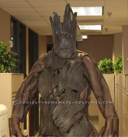 Increíble disfraz de Groot casero