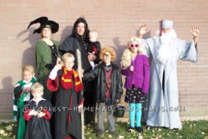 El disfraz de Halloween más genial de la familia Harry Potter