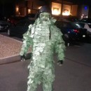 Genial disfraz hecho en casa Geico Money Man